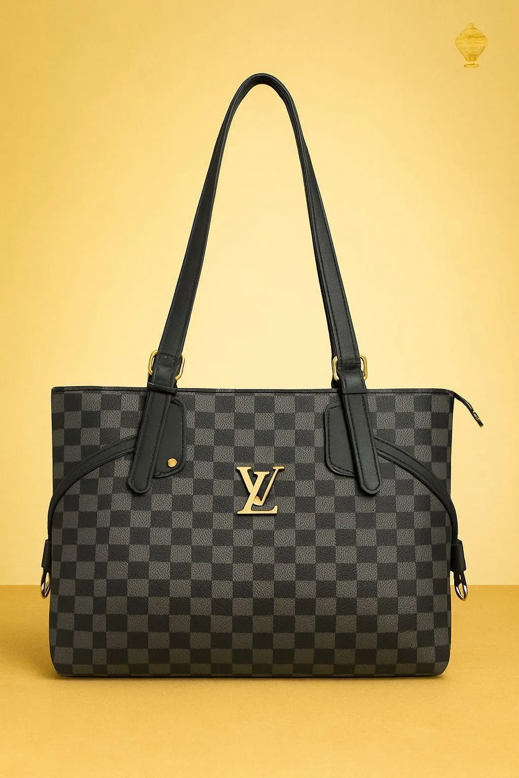 EleganceCarry – Women’s Black PU Leather Shoulder Bag