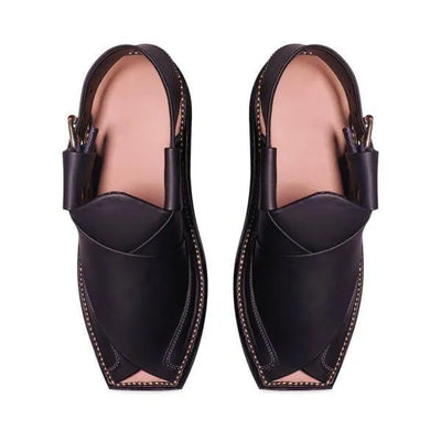 StepInshoo – Classic Peshaweri Handmade Chappal for Men second image
