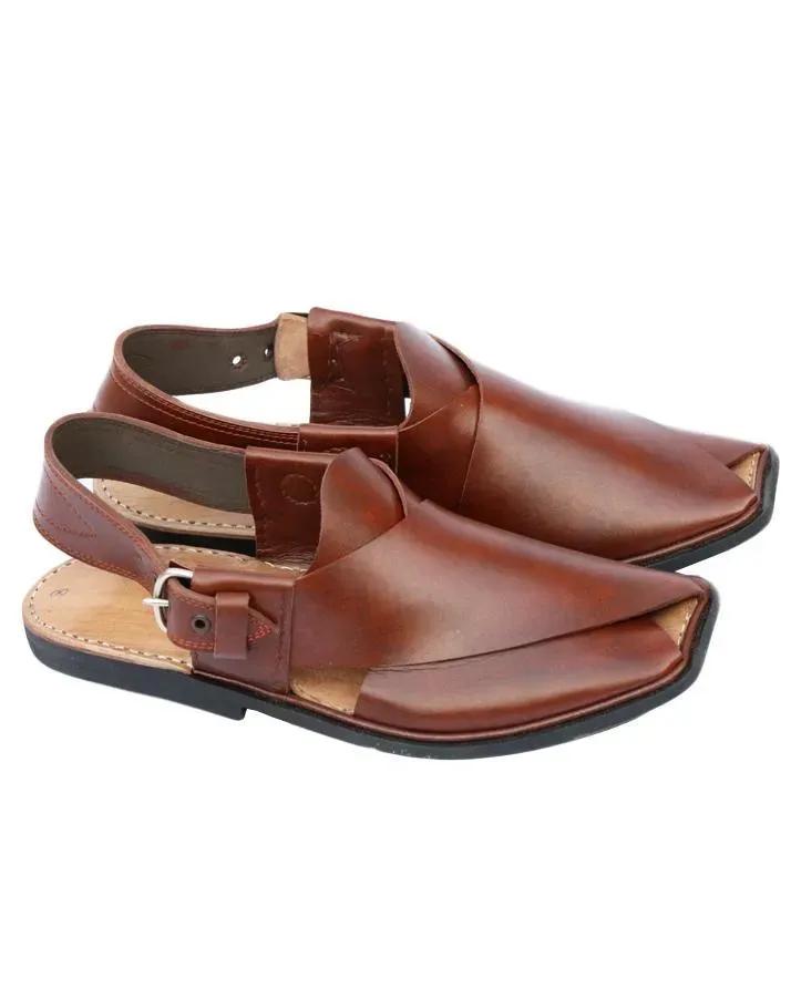 StepInshoo – Classic Peshaweri Chappel Handmade Leather for Men