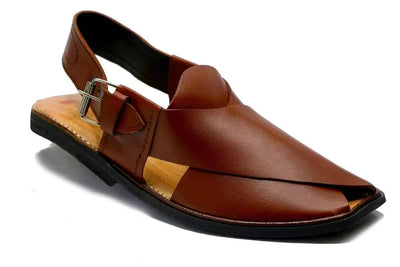 StepInshoo – Classic Peshaweri Chappel Handmade Leather for Men second image