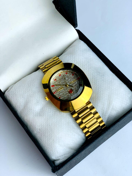 Golden Luxe – Men’s Premium Analogue Watch | StepInshoo
