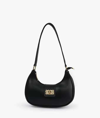 Chic Black Shoulder Bag for Girls – Stylish Daily Carry Mini Bag second image
