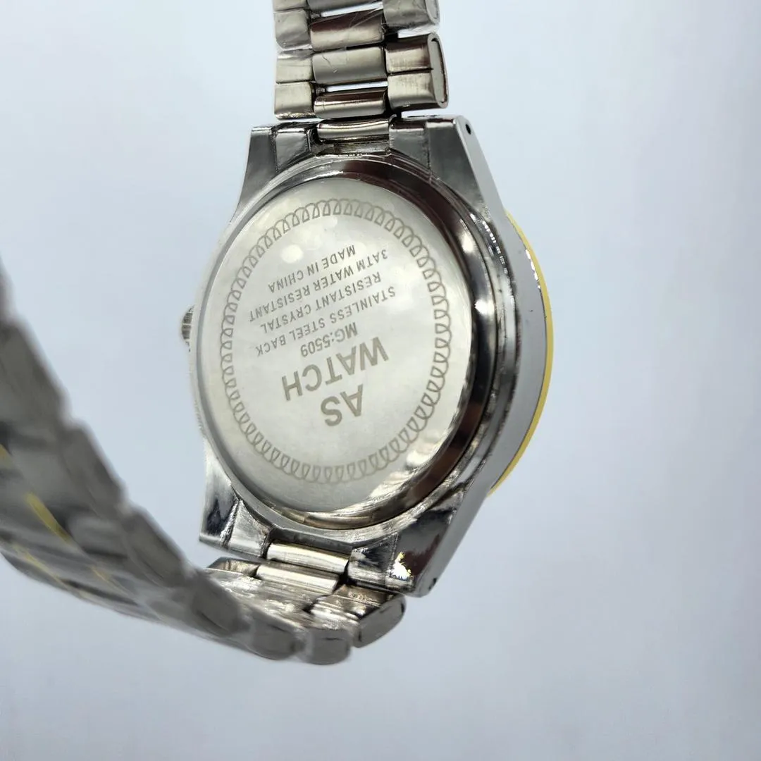 Men’s Skeleton Mechanical Watch – Two-Tone Gold & Silver Chain Strap