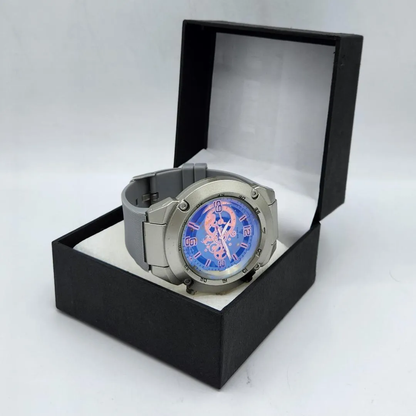 GearMaster – Men’s Rugged Grey Industrial Analogue Watch