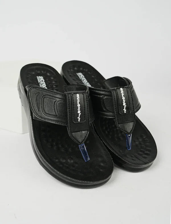 "Classic Brown Gents Slipper – Premium Grip & Everyday Comfort"