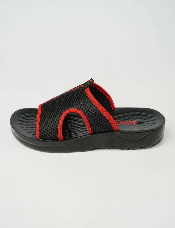 Men’s Black Mesh Comfort Slippers | Breathable & Lightweight Design aerosoft MA5103