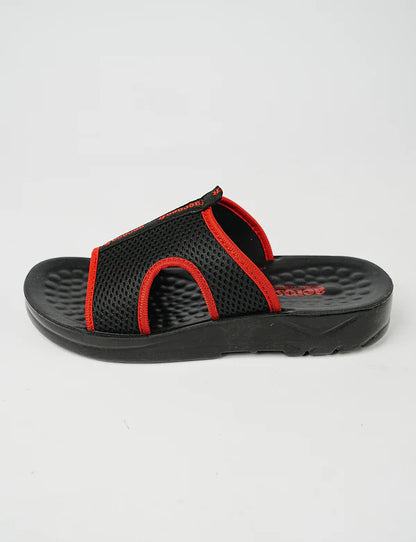 Men’s Black Mesh Comfort Slippers | Breathable & Lightweight Design aerosoft MA5103