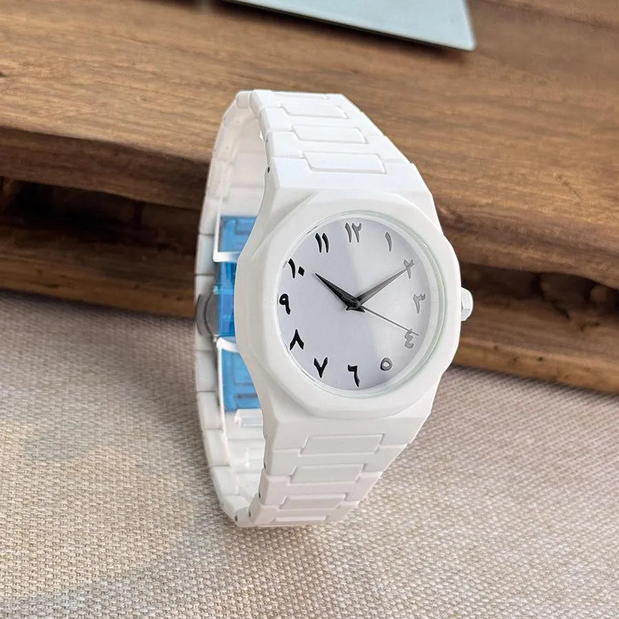 Aura White – Men’s Elegant Quartz Watch | StepInshoo