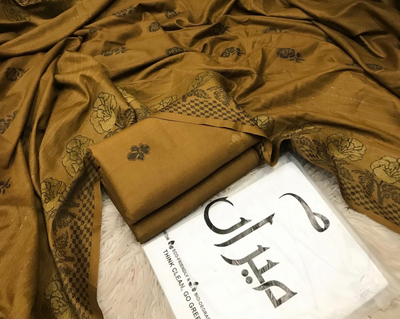 Fabric best Quality Dhanak mariana 3pc Dhanak winter Collection 2k25 Woman Clothes second image