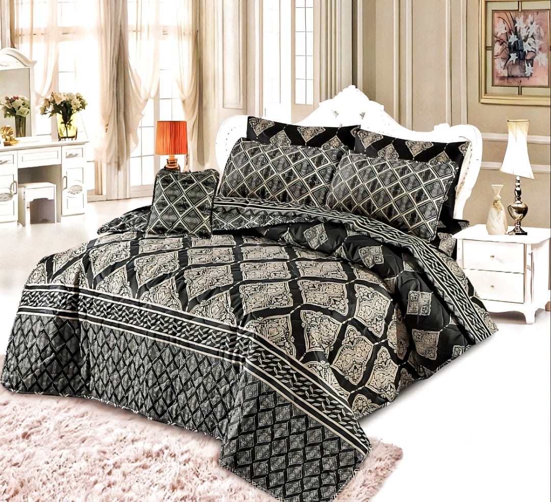 ✨ Luxury 7 PCS Razai Cover Set – Premium Cotton | Fade-Resistant ✨