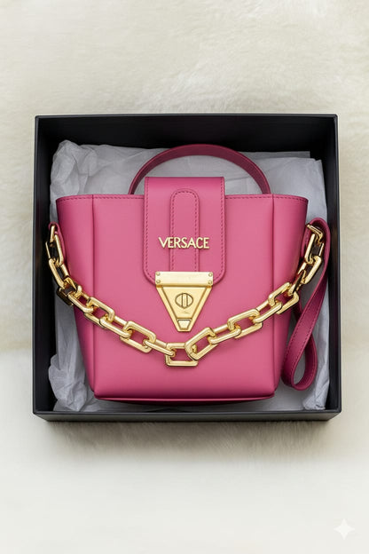 ChicStep – Single PU Leather Shoulder Bag with Chain