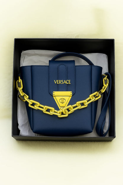 ChicStep – Single PU Leather Shoulder Bag with Chain