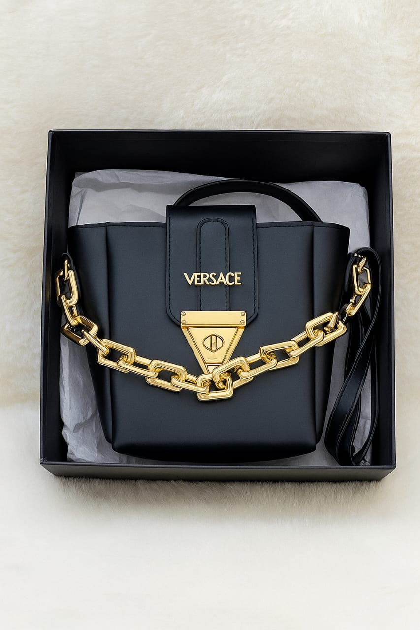 ChicStep – Single PU Leather Shoulder Bag with Chain