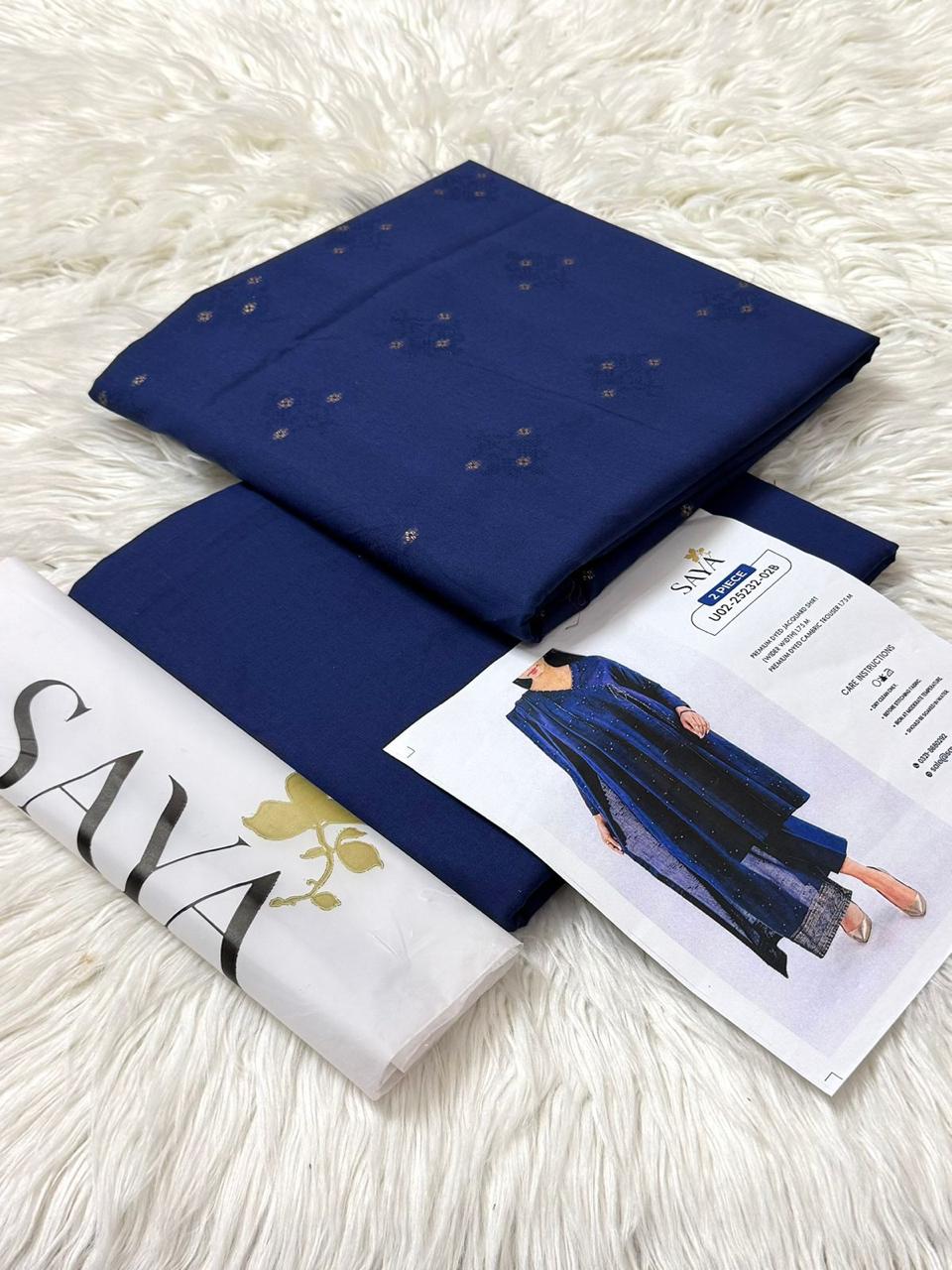 SAYA Jacquard 2PC – Premium Cotton Jacquard Volume ‘25 Woman Clothes