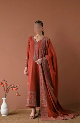Batik Winter Collection 2025 – 3 Pc Women’s Dhanak Embroidered Suit